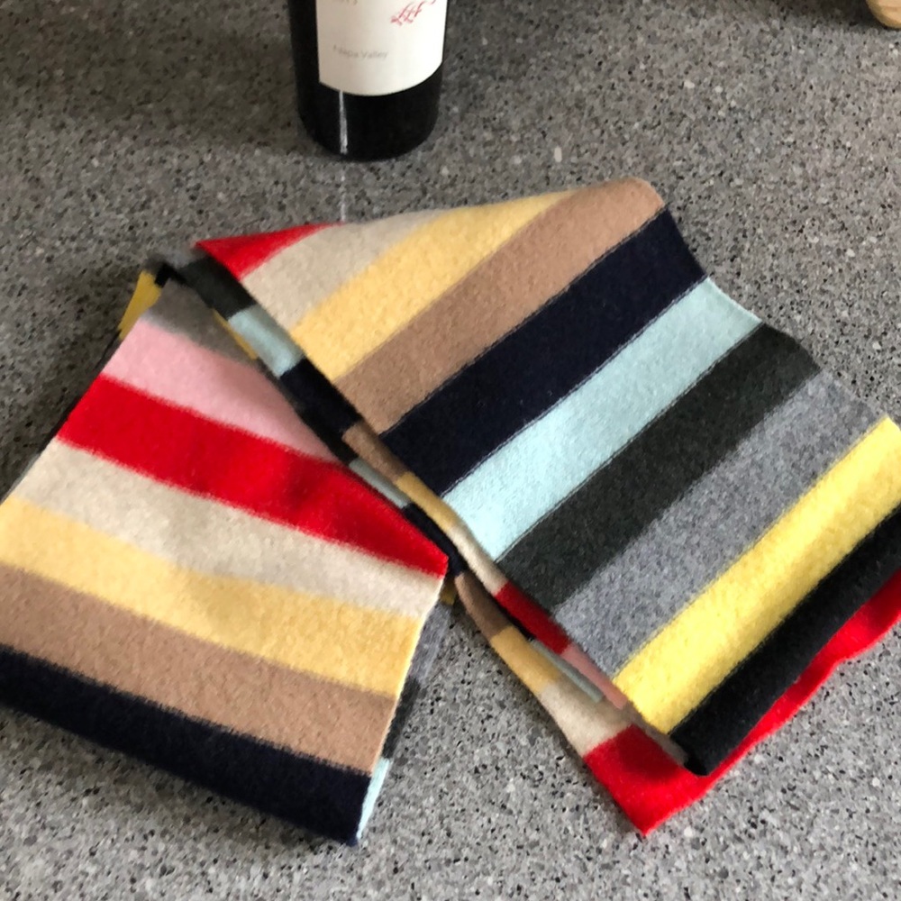 🧣Nicole Farhi striped wool scarf